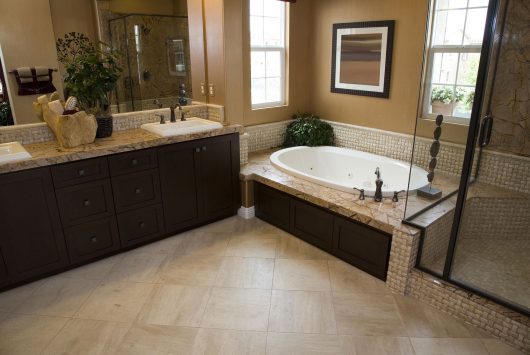 Accessible bathroom renovation with walk-in shower in Cumberland