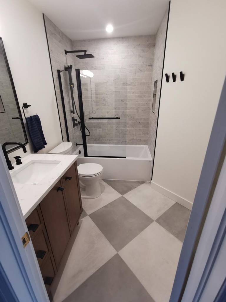Bathroom renovation in Kanata completed by Capital Bathroom
